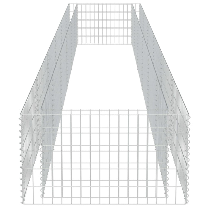 Strat înălțat gabion, 540 x 90 x 50 cm, oțel galvanizat - WALTI WALTI