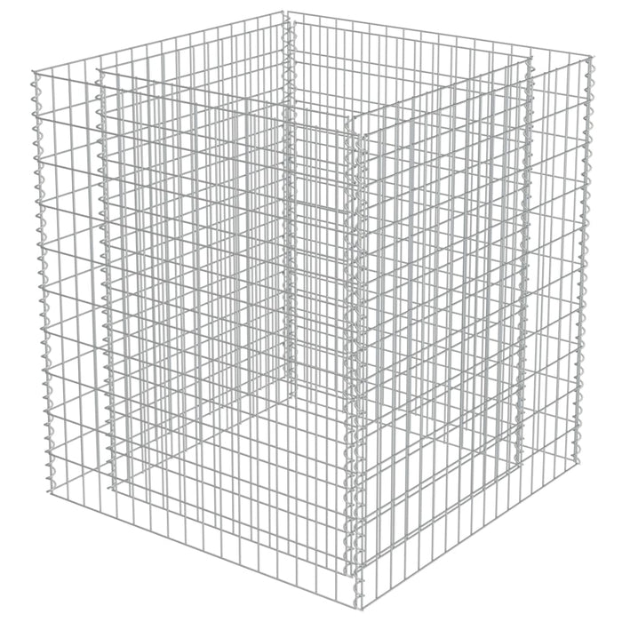 Strat înălțat gabion, 90 x 90 x 100 cm, oțel galvanizat - WALTI WALTI
