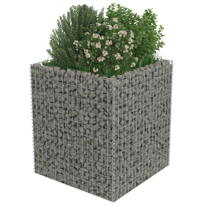 Strat înălțat gabion, 90 x 90 x 100 cm, oțel galvanizat - WALTI WALTI