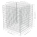 Strat înălțat gabion, 90 x 90 x 100 cm, oțel galvanizat - WALTI WALTI