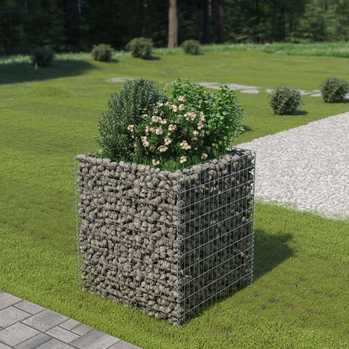 Strat înălțat gabion, 90 x 90 x 100 cm, oțel galvanizat - WALTI WALTI