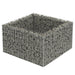 Strat înălțat gabion, 90 x 90 x 50 cm, oțel galvanizat - WALTI WALTI