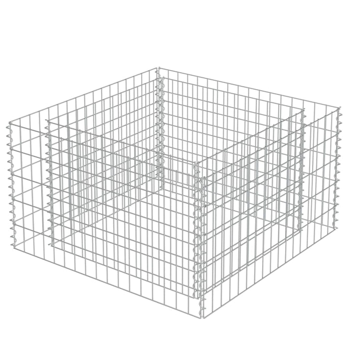 Strat înălțat gabion, 90 x 90 x 50 cm, oțel galvanizat - WALTI WALTI