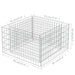 Strat înălțat gabion, 90 x 90 x 50 cm, oțel galvanizat - WALTI WALTI
