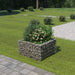 Strat înălțat gabion, 90 x 90 x 50 cm, oțel galvanizat - WALTI WALTI