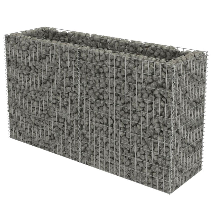 Strat înălțat gabion, 180 x 50 x 100 cm, oțel galvanizat - WALTI WALTI