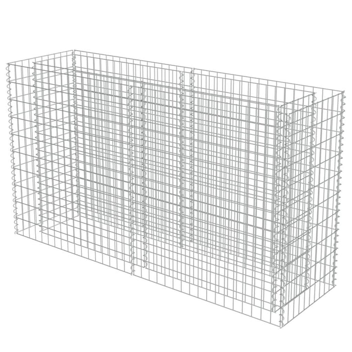 Strat înălțat gabion, 180 x 50 x 100 cm, oțel galvanizat - WALTI WALTI