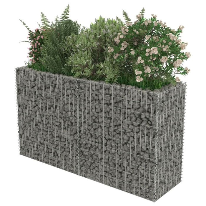 Strat înălțat gabion, 180 x 50 x 100 cm, oțel galvanizat - WALTI WALTI