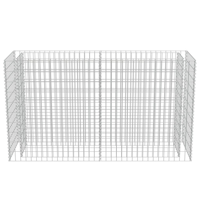 Strat înălțat gabion, 180 x 50 x 100 cm, oțel galvanizat - WALTI WALTI