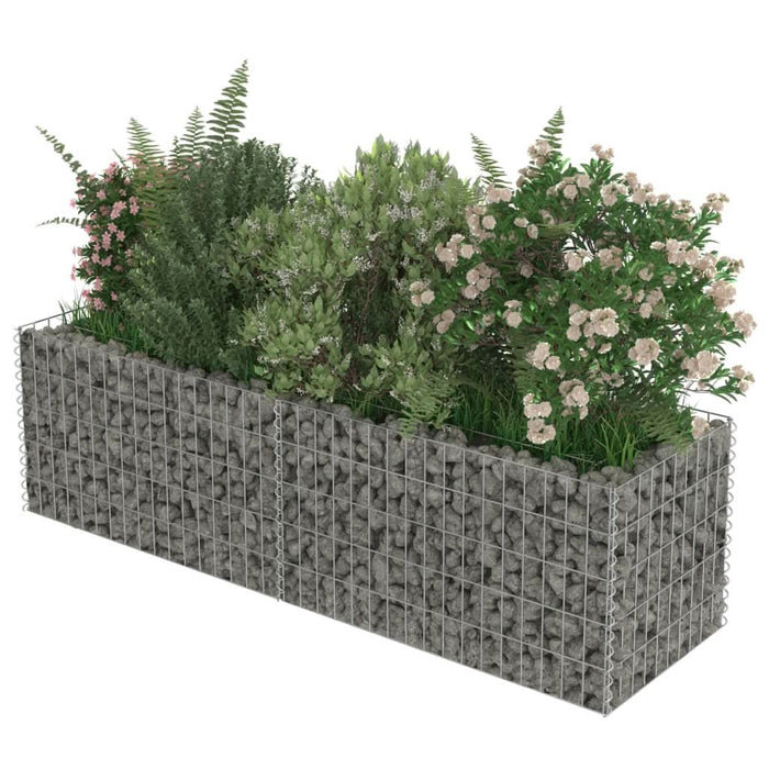 Strat înălțat gabion, 180 x 50 x 50 cm, oțel galvanizat - WALTI WALTI