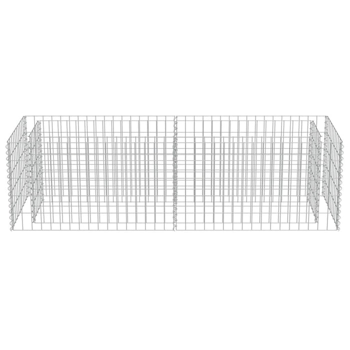 Strat înălțat gabion, 180 x 50 x 50 cm, oțel galvanizat - WALTI WALTI