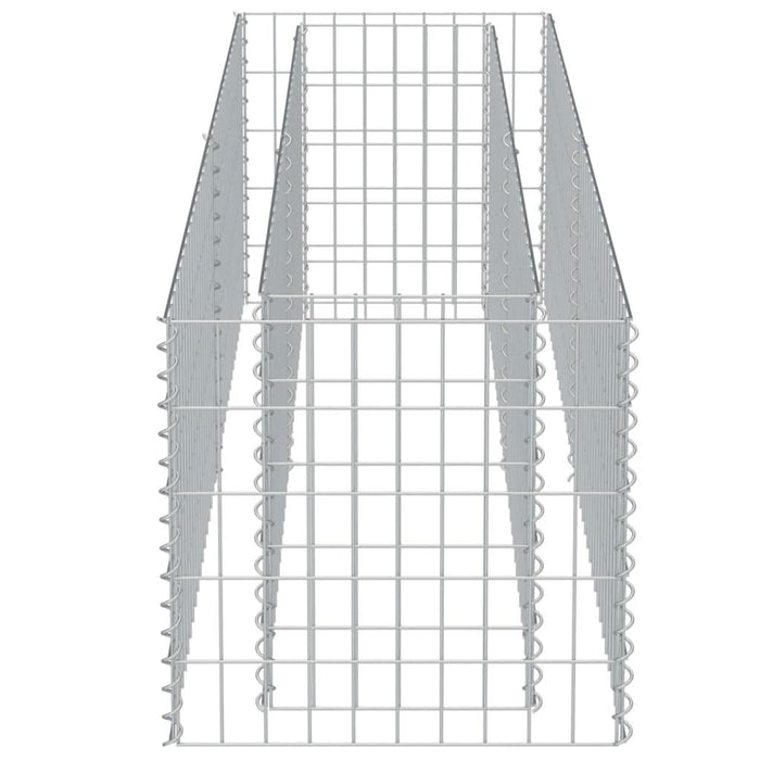 Strat înălțat gabion, 180 x 50 x 50 cm, oțel galvanizat - WALTI WALTI