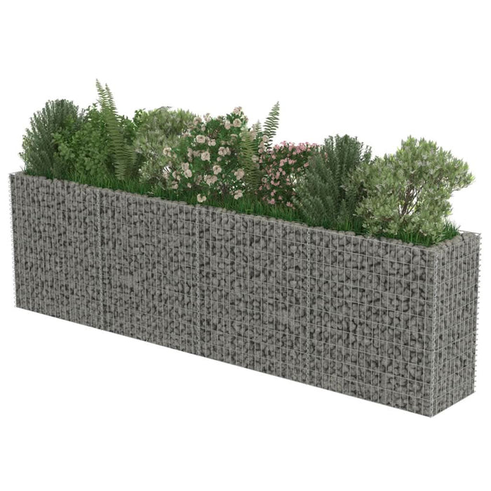 Strat înălțat gabion, 360 x 50 x 100 cm, oțel galvanizat - WALTI WALTI