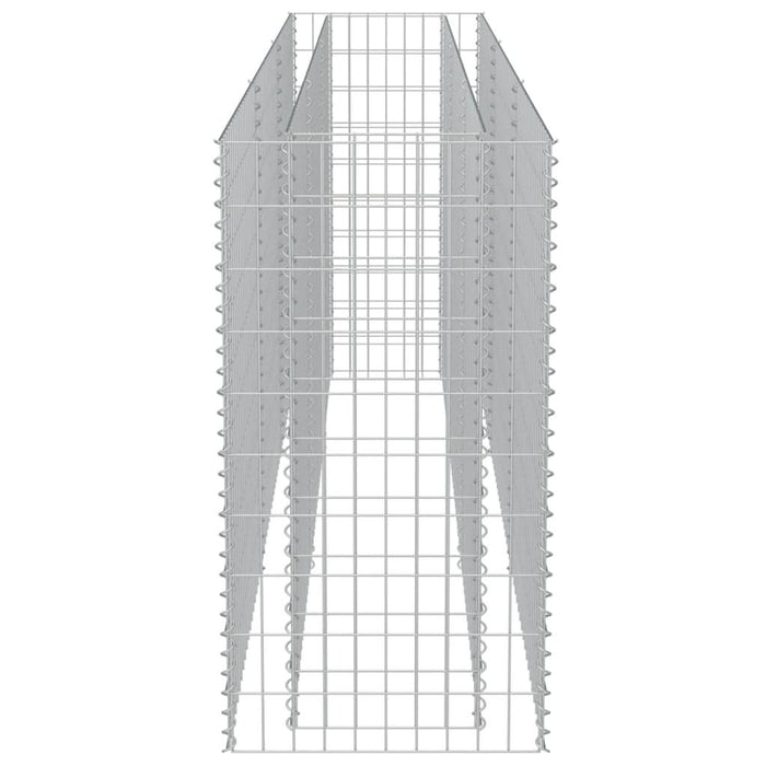 Strat înălțat gabion, 270 x 50 x 100 cm, oțel galvanizat - WALTI WALTI