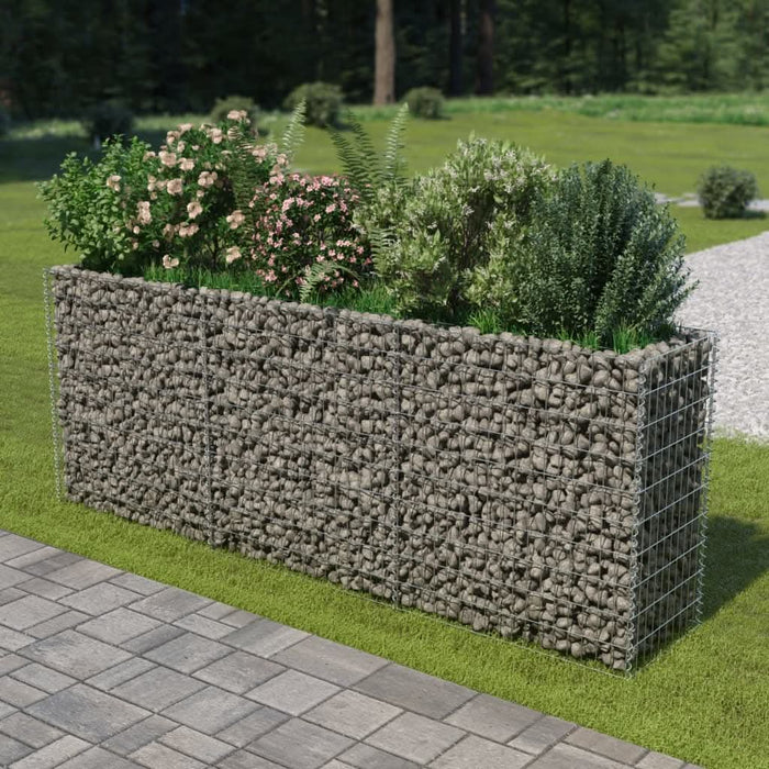 Strat înălțat gabion, 270 x 50 x 100 cm, oțel galvanizat - WALTI WALTI