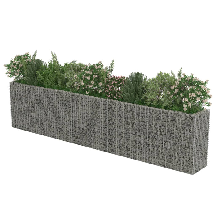 Strat înălțat gabion, 450 x 50 x 100 cm, oțel galvanizat - WALTI WALTI