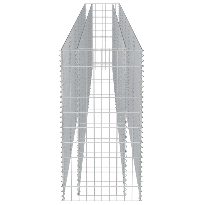 Strat înălțat gabion, 540 x 50 x 100 cm, oțel galvanizat - WALTI WALTI