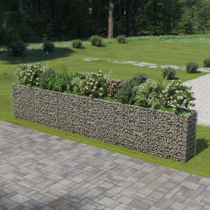 Strat înălțat gabion, 540 x 50 x 100 cm, oțel galvanizat - WALTI WALTI