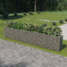 Strat înălțat gabion, 540 x 50 x 100 cm, oțel galvanizat - WALTI WALTI