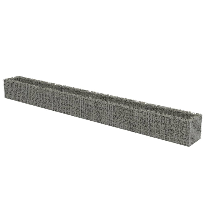Strat înălțat gabion, 540 x 50 x 50 cm, oțel galvanizat - WALTI WALTI
