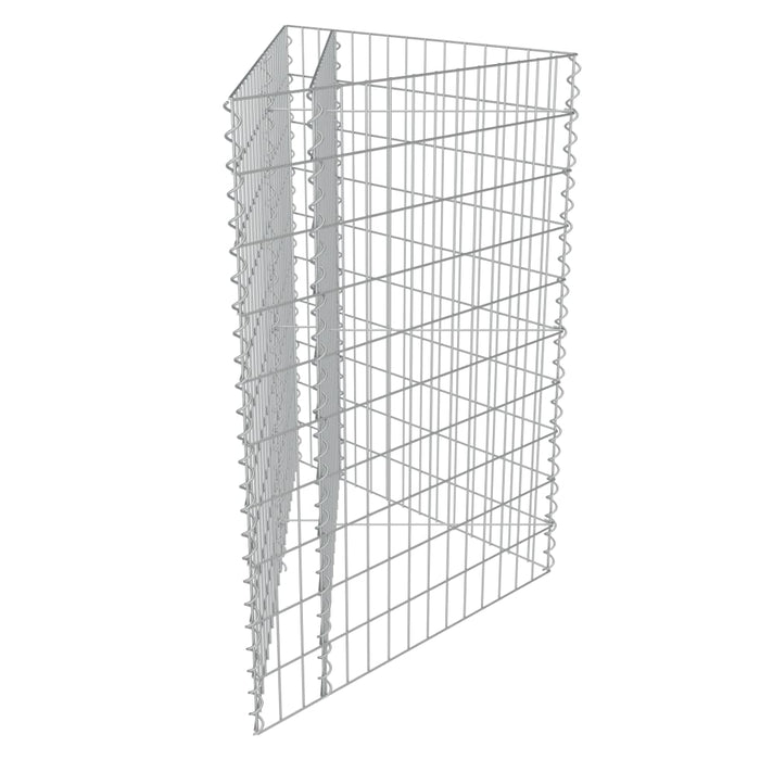 Strat înălțat gabion, 75x75x100 cm, oțel galvanizat WALTI