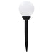 Lămpi solare de exterior cu LED, 4 buc., 15 cm, RGB, sferic - WALTI WALTI
