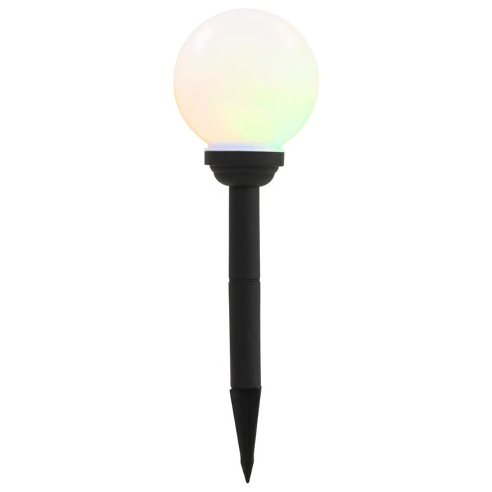 Lămpi solare de exterior cu LED, 4 buc., 15 cm, RGB, sferic - WALTI WALTI