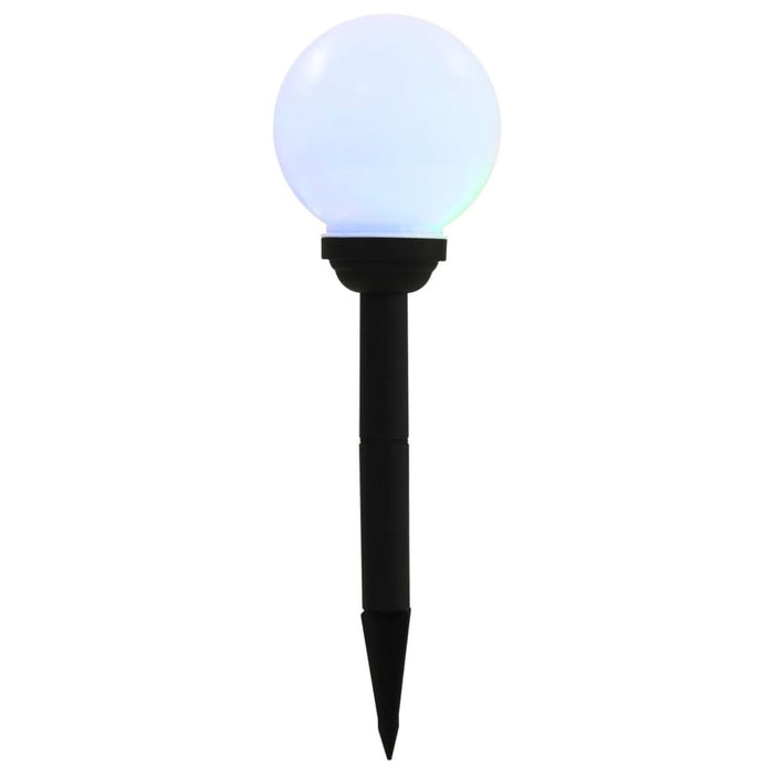 Lămpi solare de exterior cu LED, 4 buc., 15 cm, RGB, sferic - WALTI WALTI