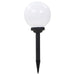 Lămpi solare de exterior cu LED, 3 buc, 20 cm, RGB, sferic - WALTI WALTI