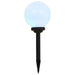 Lămpi solare de exterior cu LED, 3 buc, 20 cm, RGB, sferic - WALTI WALTI