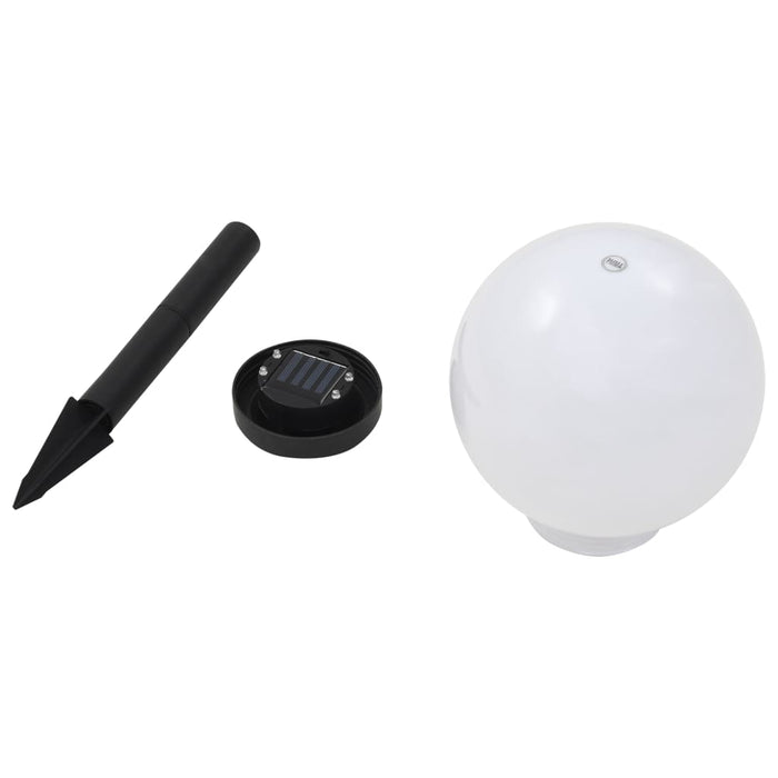 Lămpi solare de exterior cu LED, 3 buc, 20 cm, RGB, sferic - WALTI WALTI