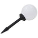 Lămpi solare de exterior cu LED, 3 buc, 20 cm, RGB, sferic - WALTI WALTI