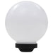 Lămpi solare de exterior cu LED, 3 buc, 20 cm, RGB, sferic - WALTI WALTI