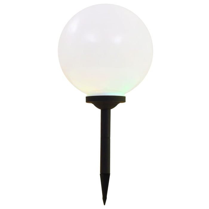Lămpi solare de exterior cu LED, 2 buc, 30 cm, RGB, sferic - WALTI WALTI
