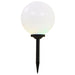 Lămpi solare de exterior cu LED, 2 buc, 30 cm, RGB, sferic - WALTI WALTI