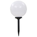 Lămpi solare de exterior cu LED, 2 buc, 30 cm, RGB, sferic - WALTI WALTI