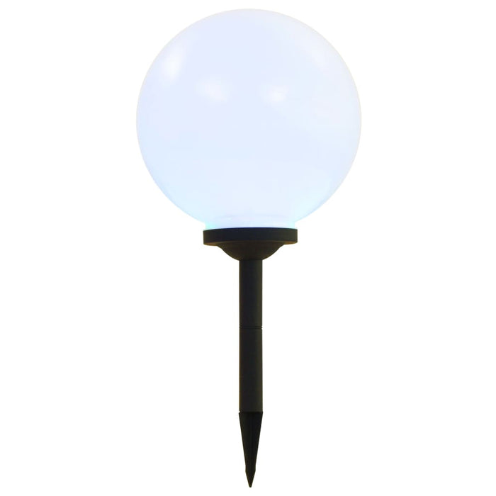 Lămpi solare de exterior cu LED, 2 buc, 30 cm, RGB, sferic - WALTI WALTI