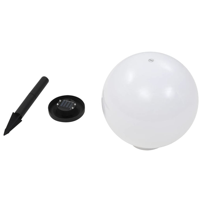 Lămpi solare de exterior cu LED, 2 buc, 30 cm, RGB, sferic - WALTI WALTI