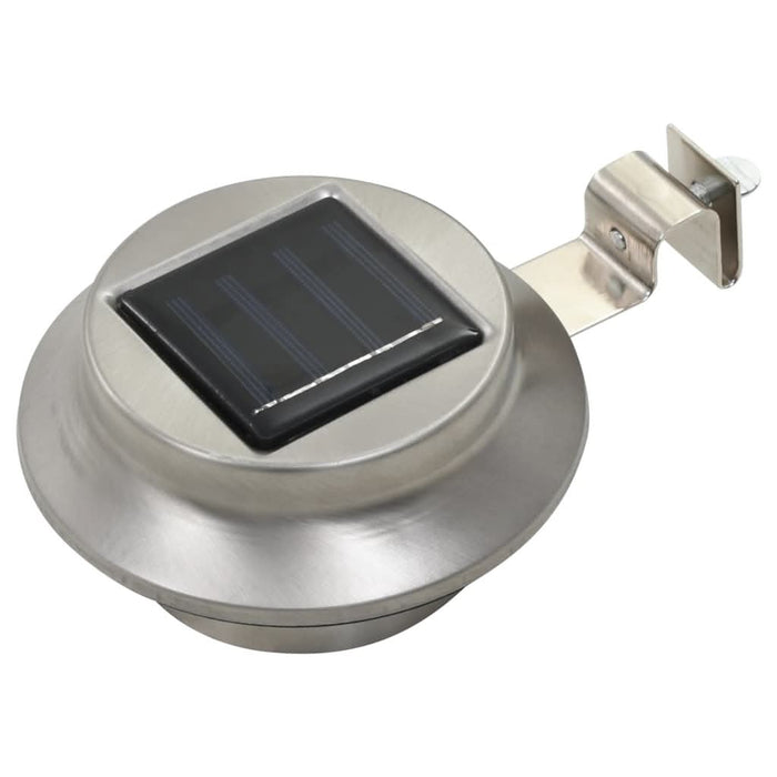 Lămpi solare de exterior cu LED, 6 buc., alb, 12 cm, rotund - WALTI WALTI