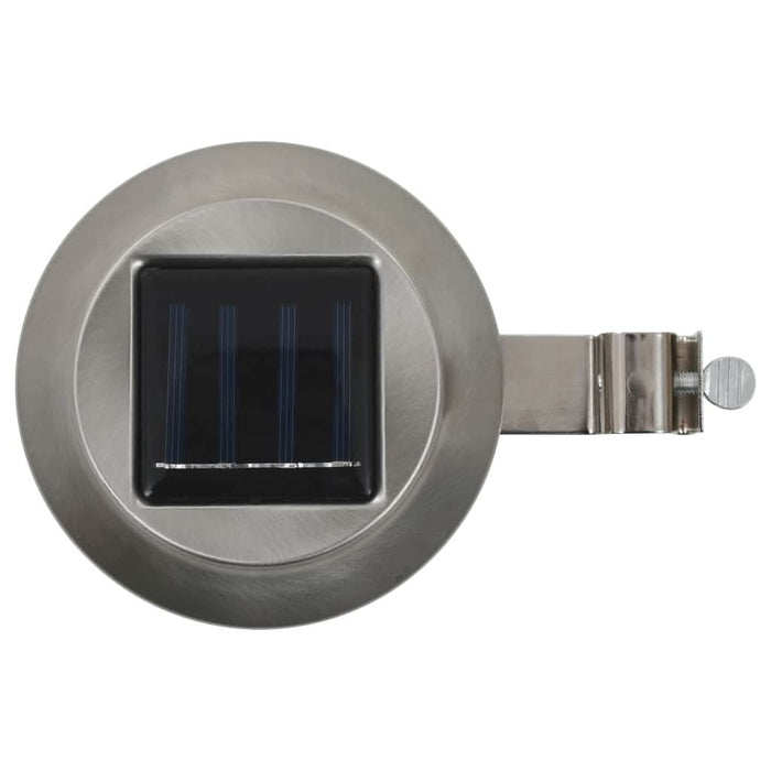 Lămpi solare de exterior cu LED, 6 buc., alb, 12 cm, rotund - WALTI WALTI