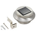 Lămpi solare de exterior cu LED, 6 buc., alb, 12 cm, rotund - WALTI WALTI