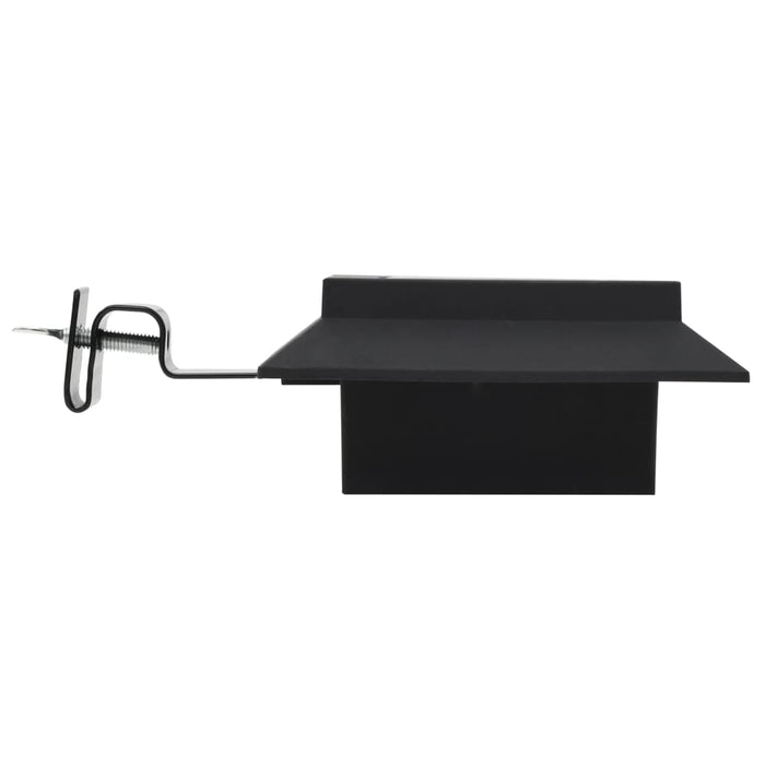 Lămpi solare de exterior cu LED, 6 buc, negru, 12 cm, pătrat - WALTI WALTI