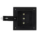 Lămpi solare de exterior cu LED, 6 buc, negru, 12 cm, pătrat - WALTI WALTI
