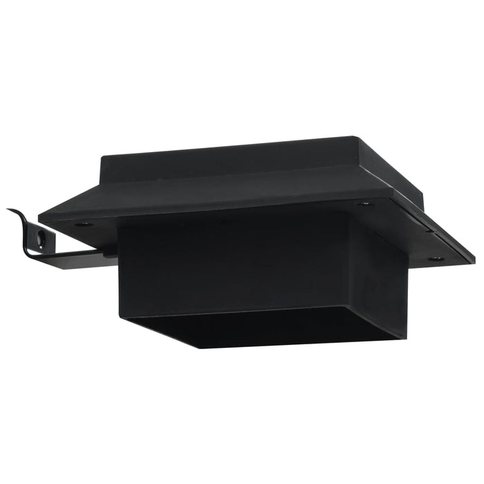 Lămpi solare de exterior cu LED, 6 buc, negru, 12 cm, pătrat - WALTI WALTI