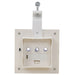 Lămpi solare de exterior cu LED, 6 buc, alb, 12 cm, pătrat - WALTI WALTI