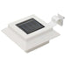 Lămpi solare de exterior cu LED, 6 buc, alb, 12 cm, pătrat - WALTI WALTI