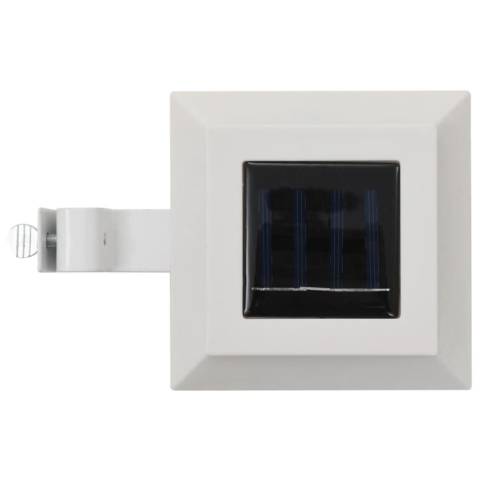 Lămpi solare de exterior cu LED, 6 buc, alb, 12 cm, pătrat - WALTI WALTI