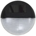 Lămpi solare de exterior cu LED-uri, 12 buc., negru, rotund - WALTI WALTI