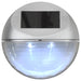 Lămpi solare de exterior cu LED-uri, 12 buc., argintiu, rotund - WALTI WALTI