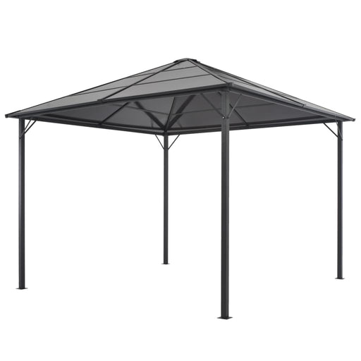 Pavilion cu acoperiș, antracit, 3 x 3 m, aluminiu - WALTI WALTI